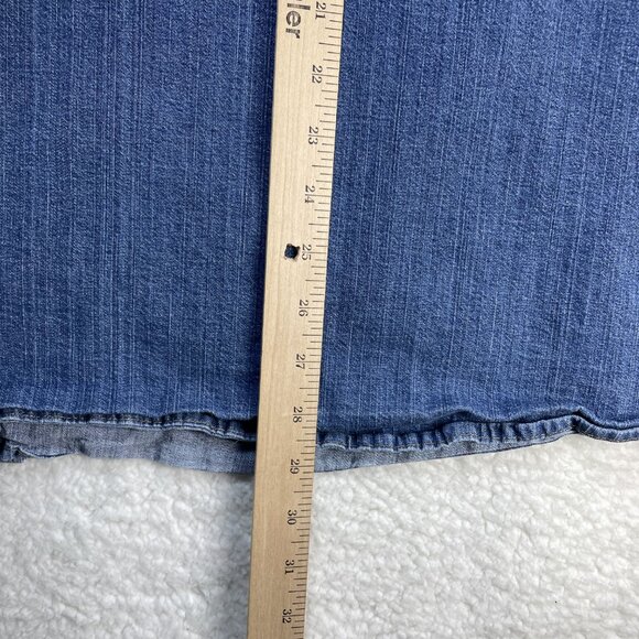 Wrangler Denim Shirt Shacket Mens Size 3X Indigo Blue Pearl Snap Pockets - Picture 4 of 9